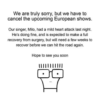 Descendents: Tour-Absage nach Herzinfarkt