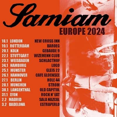 Samiam: Live-Rückkehr zum Jahresauftakt