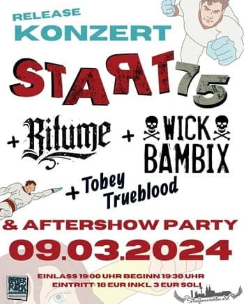 Start75: Vorverkauf zur Release-Show in Köln gestartet