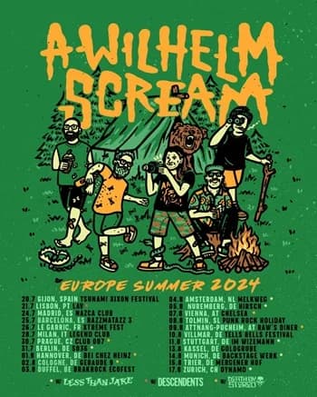A Wilhelm Scream: Kurz vor Tour