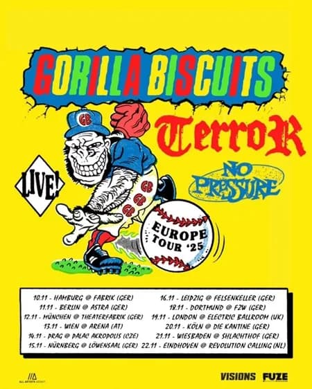 Gorilla Biscuits: Endlich wieder auf Tour!