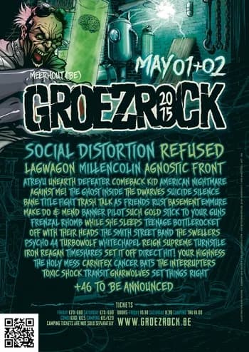 Groezrock 2015: Das halbe Line-Up steht