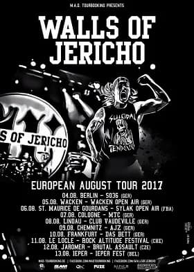 Walls of Jericho: Tourabsage durch Drummer-Engpass