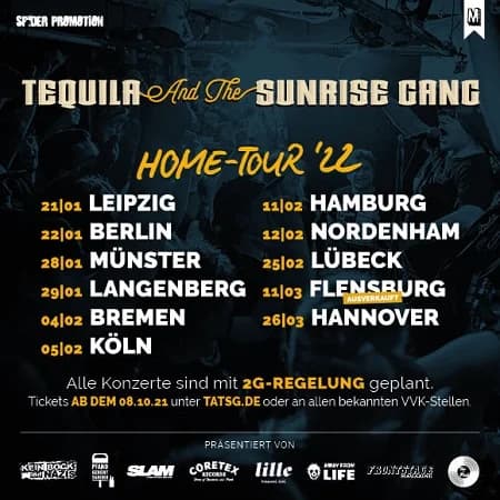 Tequila and the Sunrise Gang: Der Jahresbeginn wird heiß!