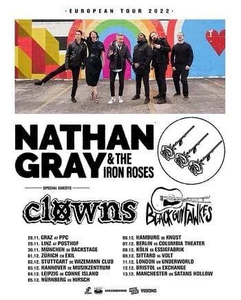 Nathan Gray & The Iron Roses: Die erste Europa-Visite