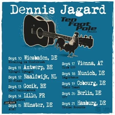 Ten Foot Pole: Frontmann Dennis Jagard auf Akustik-Tour