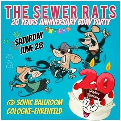 The Sewer Rats: 20 Jahre rattenscharf!
